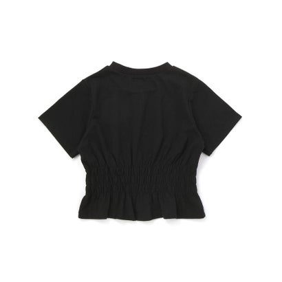ウエストシャーリングTシャツ(130~160cm) （ブラック）｜詳細画像