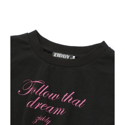 ウエストシャーリングTシャツ(130~160cm) （ブラック）｜詳細画像