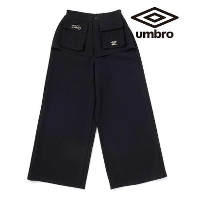 ジディー ZIDDY 【umbro】レイヤード風パンツ(130~160cm) （グレー）｜詳細画像