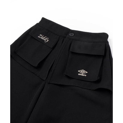 ジディー ZIDDY 【umbro】レイヤード風パンツ(130~160cm) （グレー）｜詳細画像
