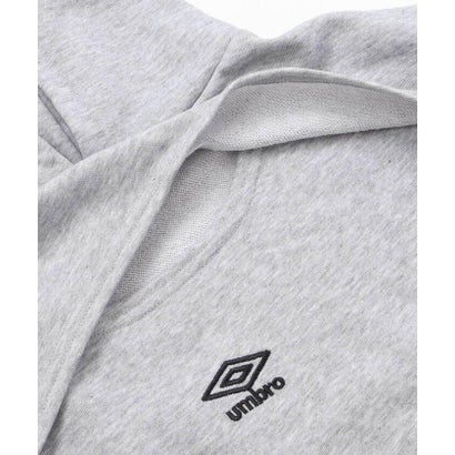 【umbro】切り替えショート丈フーディトレーナー(130~160cm) （ブラック）｜詳細画像