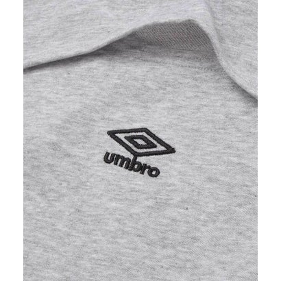 【umbro】切り替えショート丈フーディトレーナー(130~160cm) （グレー）｜詳細画像