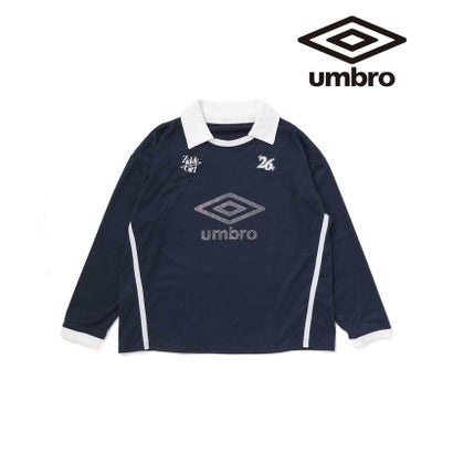 【umbro】ラインストーンロゴトレーナー(130~160cm) （ネイビー）｜詳細画像