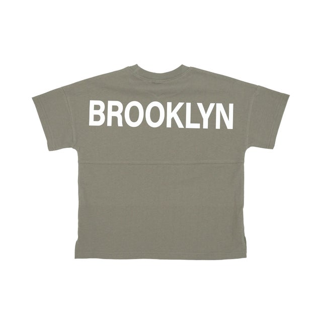 バックロゴTシャツ （Nチャコール地）