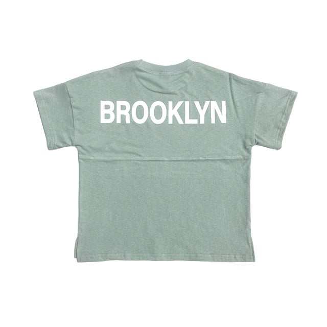 バックロゴTシャツ （アッシュミント地）
