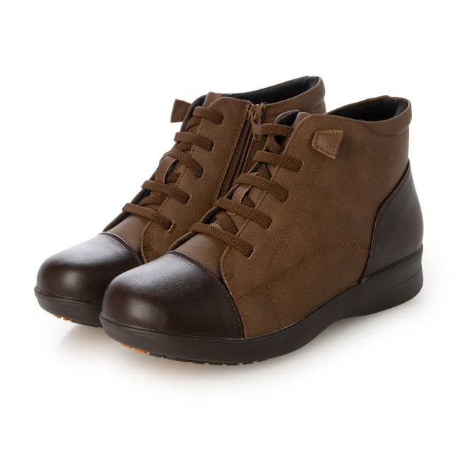 防滑・防水・幅広ブーツスニーカー （オーク）