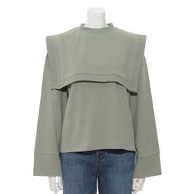 【SPOOL BY B&H】Cape 2way Tops （Sage Green）