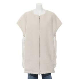 【SPOOL BY B&H】Zip Boa Vest （Ivory）