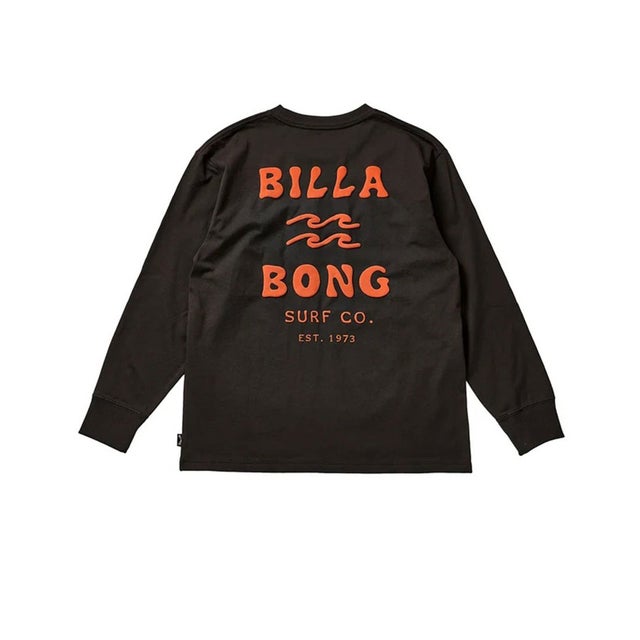 長袖 Tシャツ ロンT キッズ 子供 バックプリント （WAA）