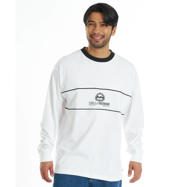 長袖 Tシャツ ロンT メンズ ロゴ BIO （WHT）