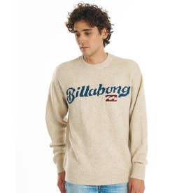 ニット セーター メンズ ロゴ CREW NECK （OAT）
