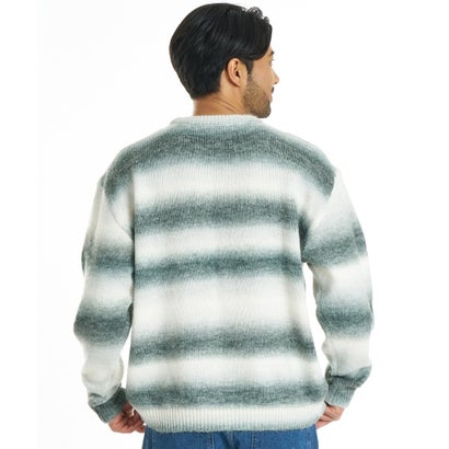 ビラボン BILLABONG ニット セーター メンズ ボーダー KASURI KNIT （BRN）｜詳細画像