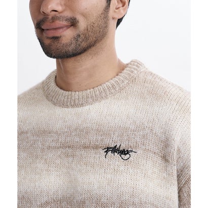 ビラボン BILLABONG ニット セーター メンズ ボーダー KASURI KNIT （BRN）｜詳細画像