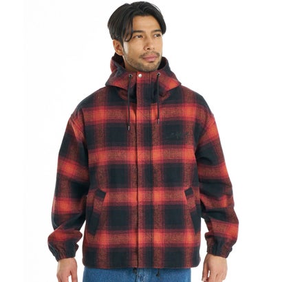 ビラボン BILLABONG ジャケット メンズ チェック HOODED JAKCET BG012772 （RED）｜詳細画像
