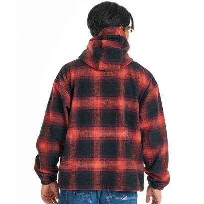 ビラボン BILLABONG ジャケット メンズ チェック HOODED JAKCET BG012772 （RED）｜詳細画像