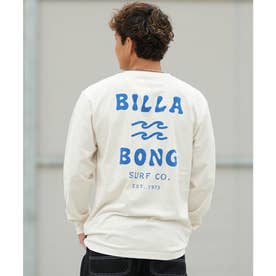 長袖 Tシャツ ロンT メンズ バックプリント ONE （CRM）