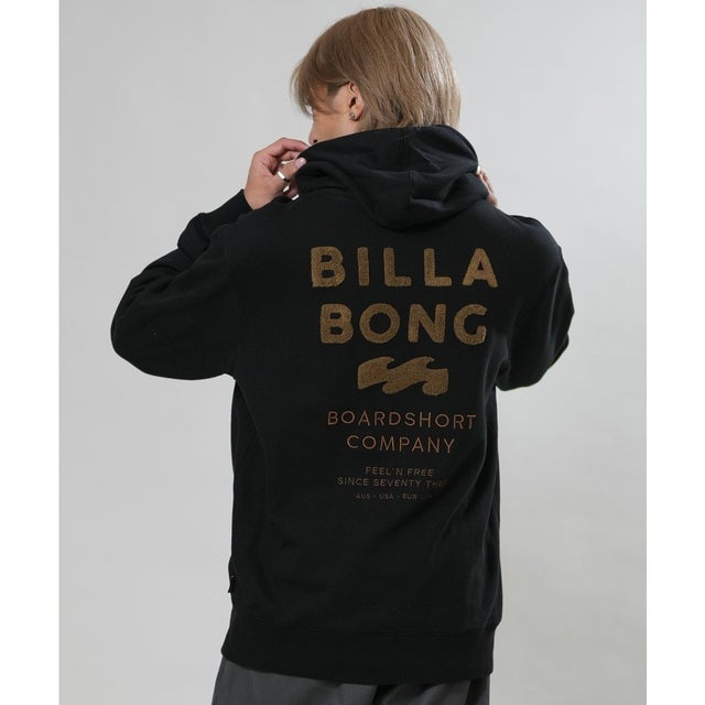 プルオーバー パーカー フーディー メンズ バックプリント ロゴ （BLK）