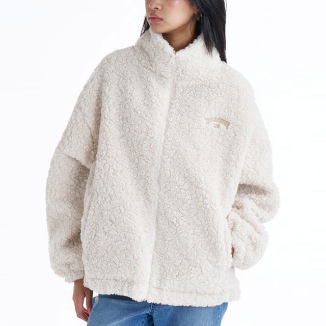 BF014760 FUR BOA STAND LIGHT ジャケット スタンドカラージャケット （ホワイト）