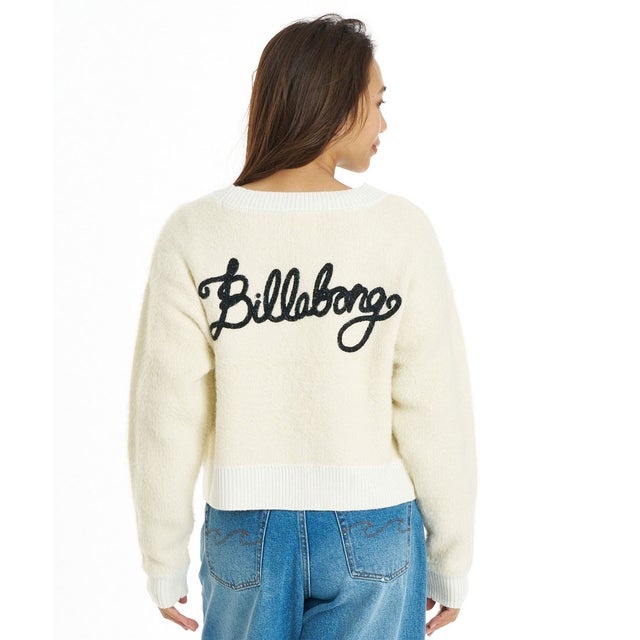 カーディガン レディース ロゴ JACQUARD CARDIGAN BG014603 （WHT）