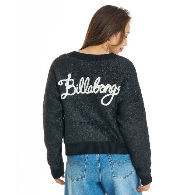 カーディガン レディース ロゴ JACQUARD CARDIGAN BG014603 （BLK）