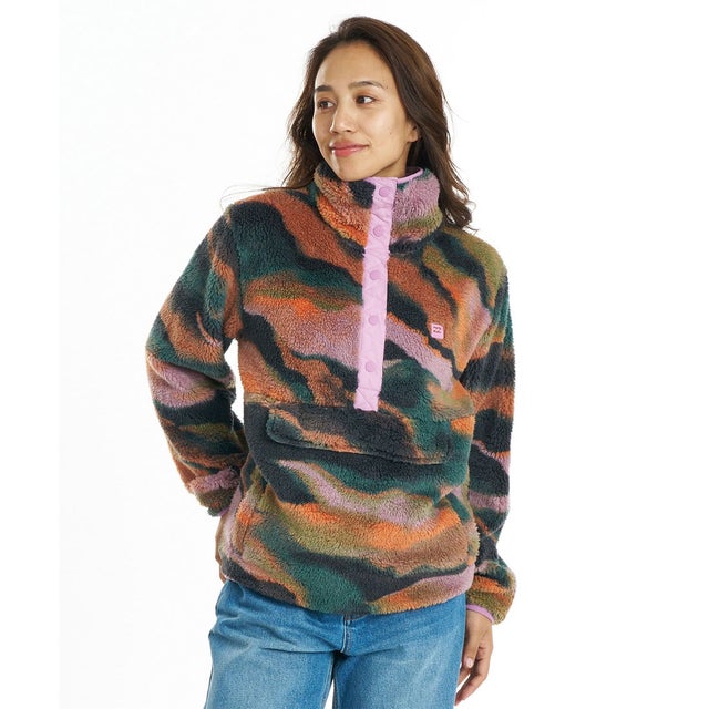 トレーナー スウェット レディース フリース SWITCHBACK PULLOVER （BLM1）