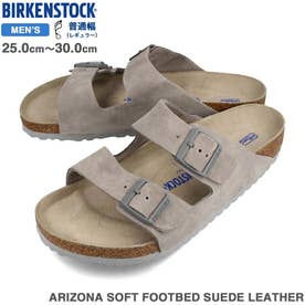 ARIZONA SOFT FOOTBED SUEDE LEATHER 【REGULAR】 （STONE COIN）