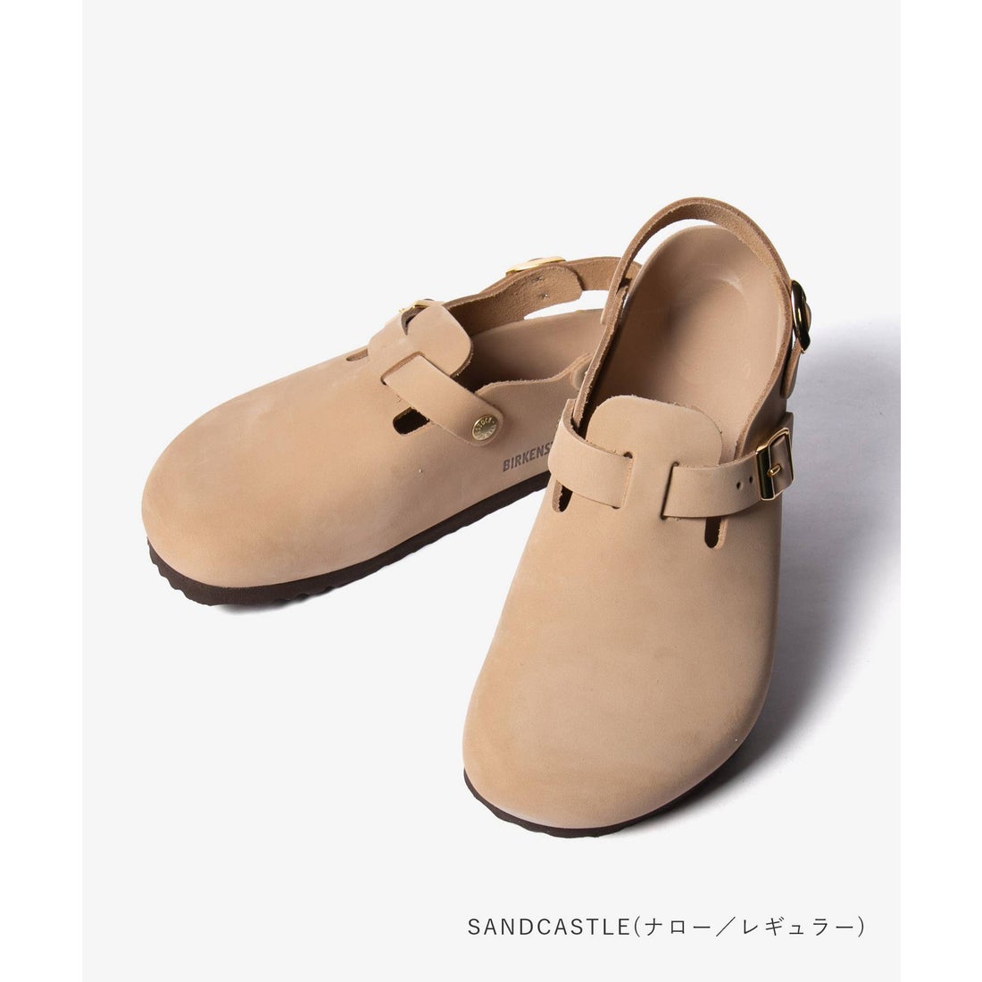 未使用級　ビルケンシュトック　トキオ　レザーサンダル　トープ　ナロー　2642 ビルケンシュトック BIRKENSTOCK TOKIO トキオ NUBUCK LEATHER