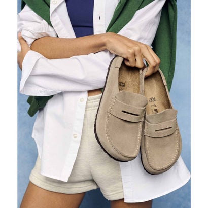 ビルケンシュトック BIRKENSTOCK サンダル レディース NAPLES WRAPPED LEVE Narrow （Taupe）｜詳細画像