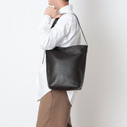 レザー ショルダーバッグ （DARK BROWN）｜詳細画像