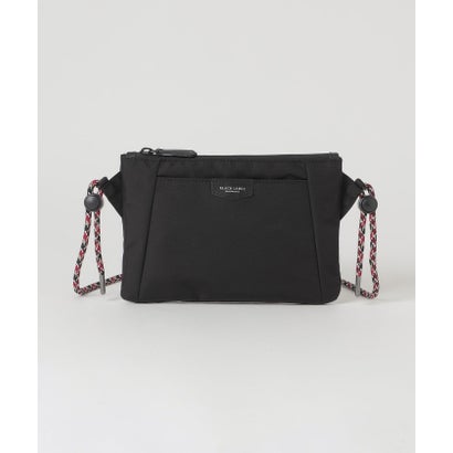 ブラックレーベル・クレストブリッジ BLACK LABEL CRESTBRIDGE クレストブリッジチェックドローコードサコッシュ （ブラック）｜詳細画像