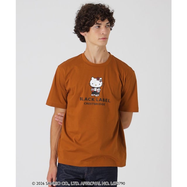 【一部店舗限定】【ハローキティコラボ】クレストブリッジチェックブルゾンキティTシャツ （オレンジ）