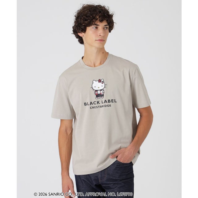 【一部店舗限定】【ハローキティコラボ】クレストブリッジチェックブルゾンキティTシャツ （ベージュ）