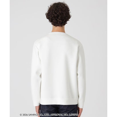 ブラックレーベル・クレストブリッジ BLACK LABEL CRESTBRIDGE 【一部店舗限定】【ハローキティコラボ】クレストブリッジチェックシルエットキティスウェットシャツ （ホワイト）｜詳細画像