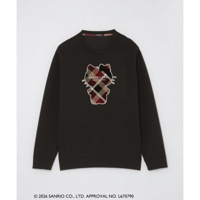 ブラックレーベル・クレストブリッジ BLACK LABEL CRESTBRIDGE 【一部店舗限定】【ハローキティコラボ】クレストブリッジチェックシルエットキティスウェットシャツ （ブラック）｜詳細画像