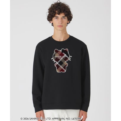 ブラックレーベル・クレストブリッジ BLACK LABEL CRESTBRIDGE 【一部店舗限定】【ハローキティコラボ】クレストブリッジチェックシルエットキティスウェットシャツ （ブラック）｜詳細画像