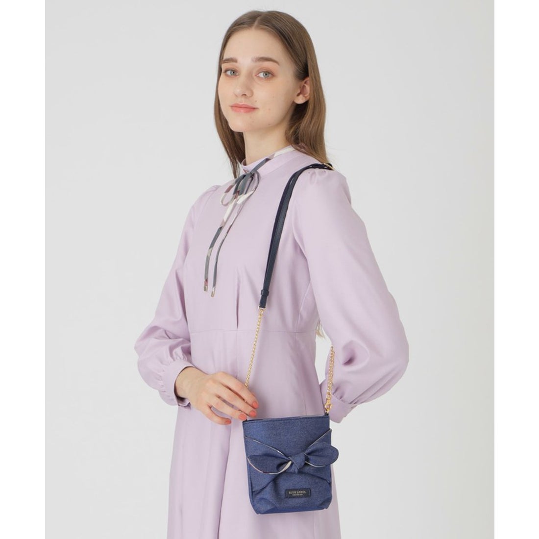 ブルーレーベルクレストブリッジ BLUE LABEL CRESTBRIDGE リボンミニ 