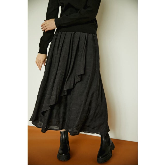 wrap skirt BLK