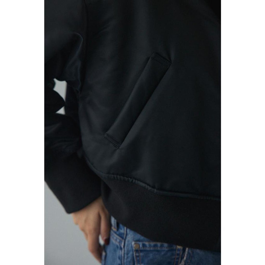 ブラックバイマウジー BLACK BY MOUSSY nylon military blouson （KHA 