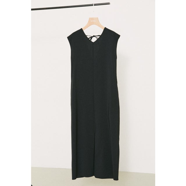 back ribbon oneーpiece BLK