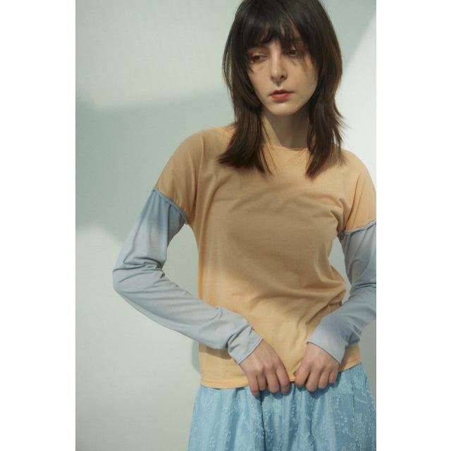 sheer color tops ORG
