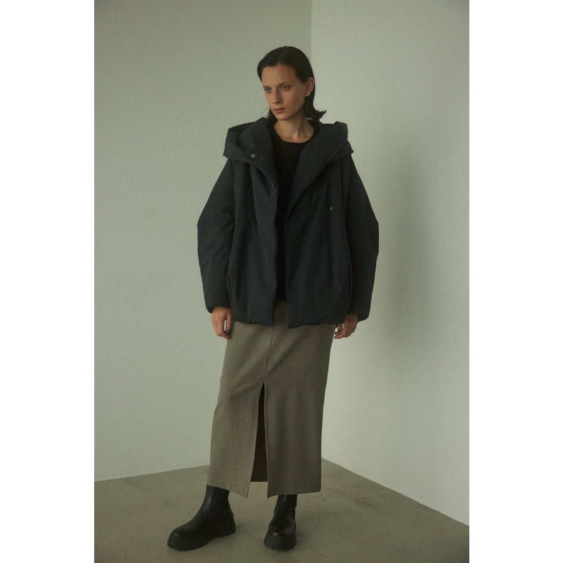 BLACK BY MOUSSY short down coat BLK -ファッション通販 FASHION WALKER