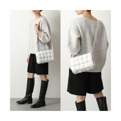 BOTTEGA VENETA ショルダーバッグ 591970 VCQR1 パデッド （9143/CHALK-GOLD）｜詳細画像