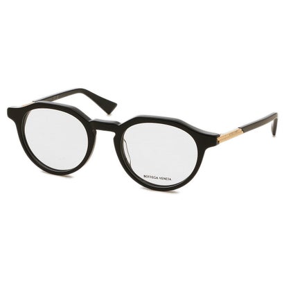 ボッテガヴェネタ BOTTEGA VENETA メガネフレーム 眼鏡フレーム アジアンフィット ブラック ゴールド メンズ BOTTEGA VENETA BV1263O 001 （レンズ：TRANSPARENTフレーム：BLACK）｜詳細画像