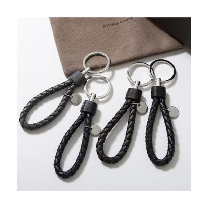 ボッテガヴェネタ BOTTEGA VENETA BOTTEGA VENETA キーリング 113539 V3UN1 レザー （4039/ネイビー）｜詳細画像