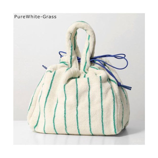 ハンドバッグ NARAM HANDBAG レディース タオル地 （PureWhite-Grass）