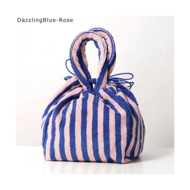 ハンドバッグ NARAM HANDBAG レディース タオル地 （DazzlingBlue-Rose）