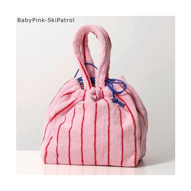 ハンドバッグ NARAM HANDBAG レディース タオル地 （BabyPink-SkiPatrol）