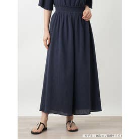 ワイドパンツ （ネイビー）