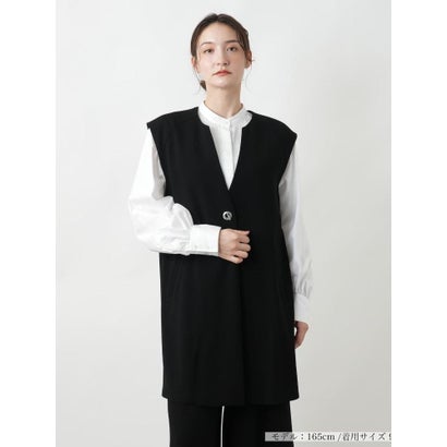 ブールジュ BOURGE 【店舗人気】ロングジレ （ブラック）｜詳細画像
