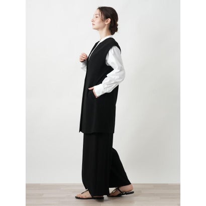 ブールジュ BOURGE 【店舗人気】ロングジレ （ブラック）｜詳細画像